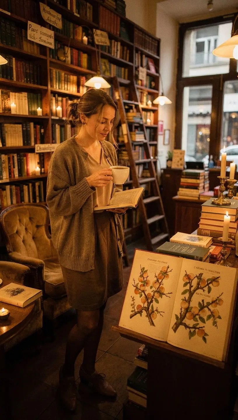 Közelkép az osmanthus virágokkal és oolong tealevelekkel teli teás bögréről.